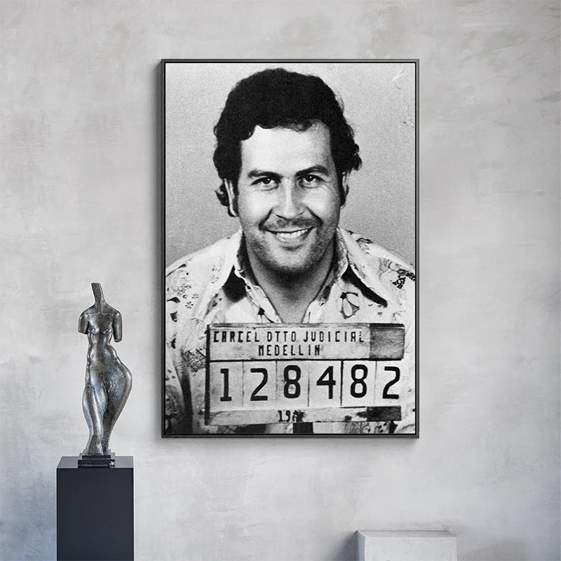Pablo Escobar Gemälde – Ikonische Kunst für Zuhause