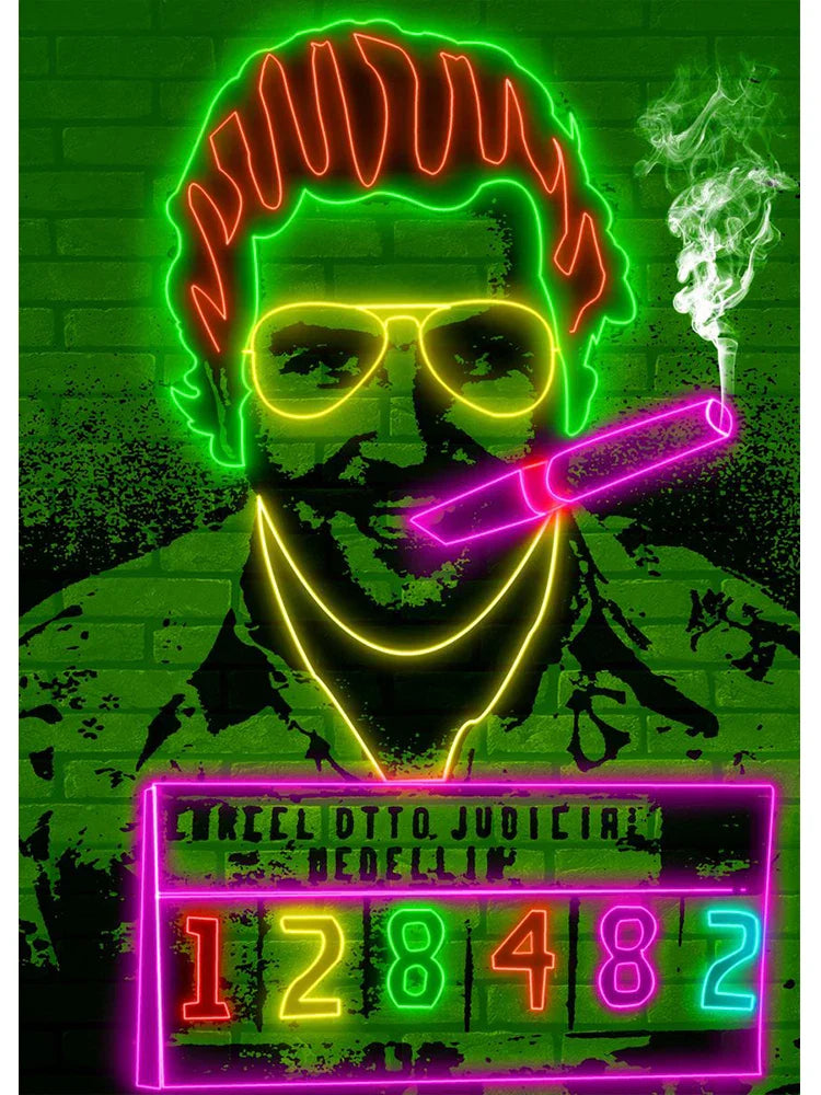 Pablo Escobar Gemälde – Ikonische Kunst für Zuhause