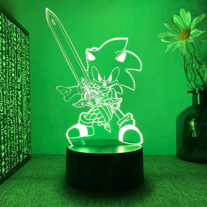 Sonic LED Lampe – Verspielte Beleuchtung für Gamer