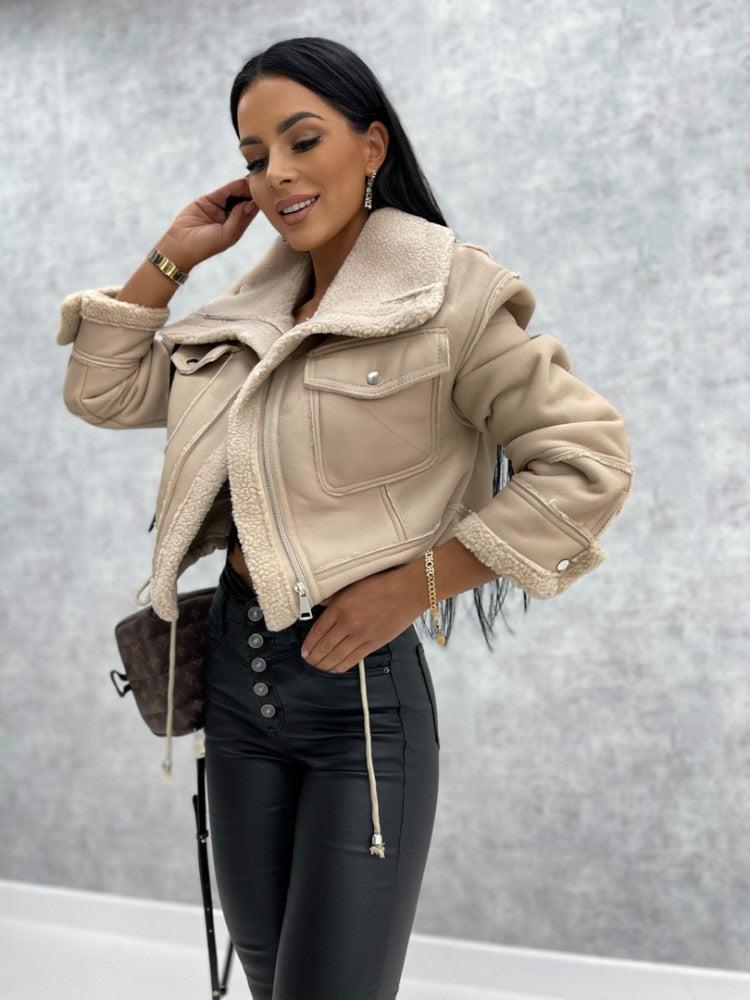 Sophie Stylische Bikerjacke – Bequem und Trendy