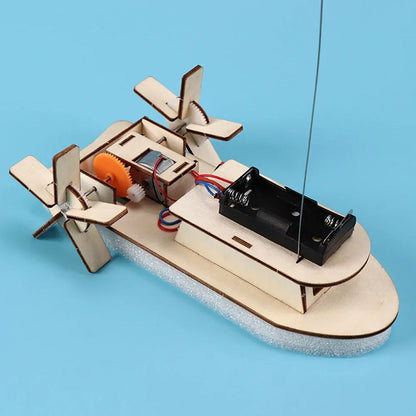 Bildungs Holz DIY Boot – Baue dein eigenes elektrisches Spielboot