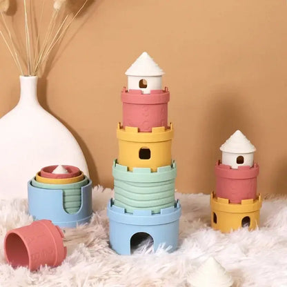 Bunte Kreativ-Stapelturm – Für endlosen Bauspaß