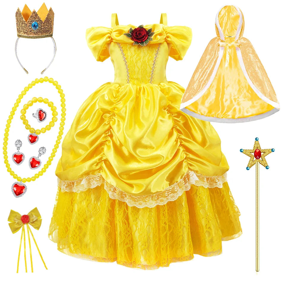 Luna Prinzessinnenkleid für Kinder – Bezauberndes und Elegantes Cosplay-Outfit