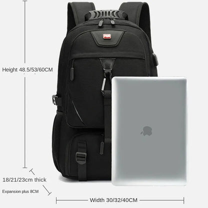 TechTrek Pro Explorer Rucksack – Geräumig und Smart Vernetzt