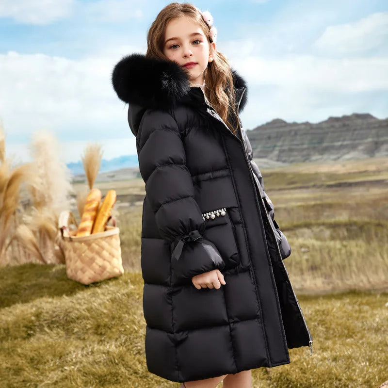 Lila Winterjacke für Kinder – Warm und Stylisch für Kalte Tage