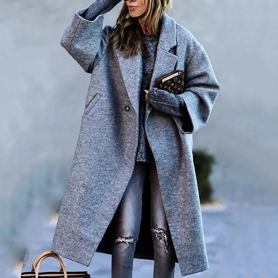 EleganceOversized Mantel – Stilvoll und bequem für jede Gelegenheit