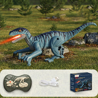 Velociraptor 22cm - Blau