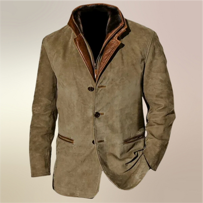 Luxus Wildleder Herrenjacke – Stylische und raffinierte Jacke für jede Gelegenheit