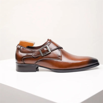 Torino Monk Strap Herrenschuhe – Modernes und Raffiniertes Design