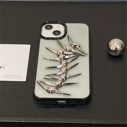 Handyhülle mit 3D Fischgrät-Design – Robust und Schutzgebend