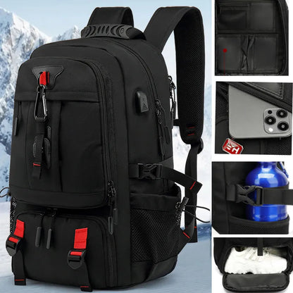 TechTrek Pro Explorer Rucksack – Geräumig und Smart Vernetzt
