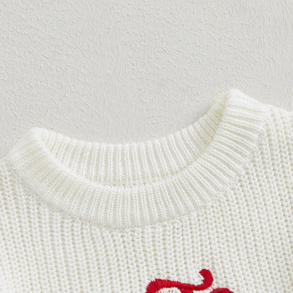 Santa Baby Pullover für Kinder – Festliche Wärme