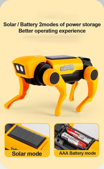 Bildungs-Solarenergie-Roboter – 2-in-1 Hund und Katze Baukasten