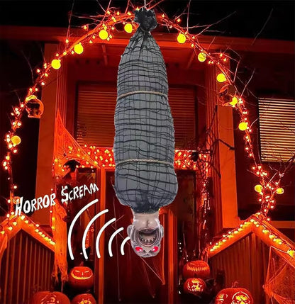 Hängende Horrorfigur – Spannende Halloween-Dekoration mit Licht und Sound