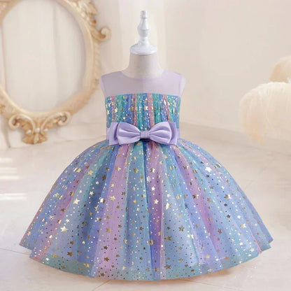 Lieveke Magisches Tutu-Kleid - Buntes Verzaubertes Kleid für Feiern
