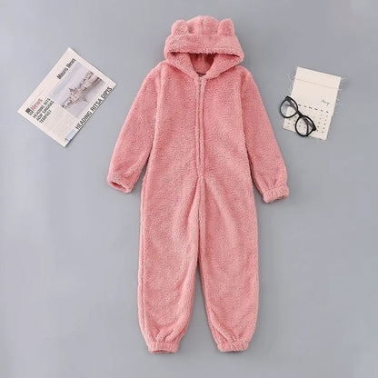 Flauschiger Winter-Overall – Herrlich Warm & Gemütlich