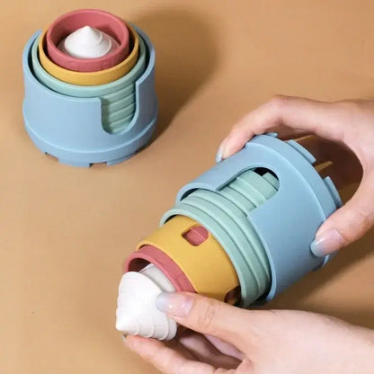 Bunte Kreativ-Stapelturm – Für endlosen Bauspaß