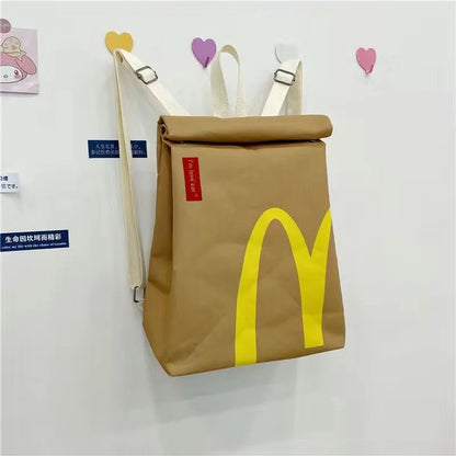 Trendy Fastfood Rucksack - Verspielte und Geräumige Tasche für Jeden