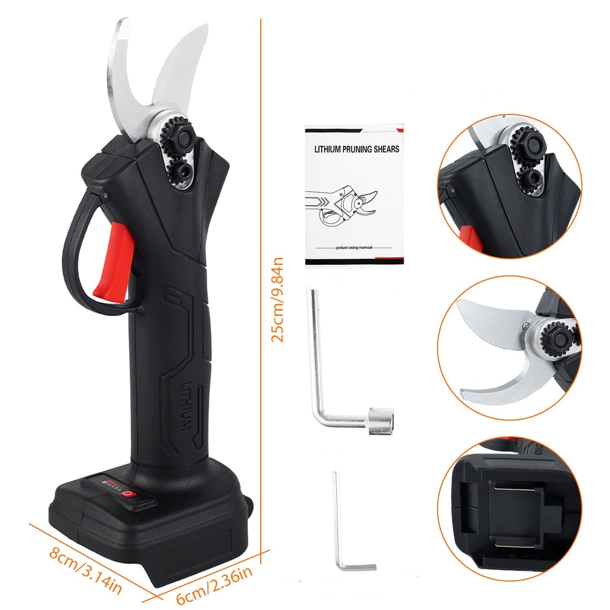 PowerPrune - Kabellose Elektrische Schnittschere