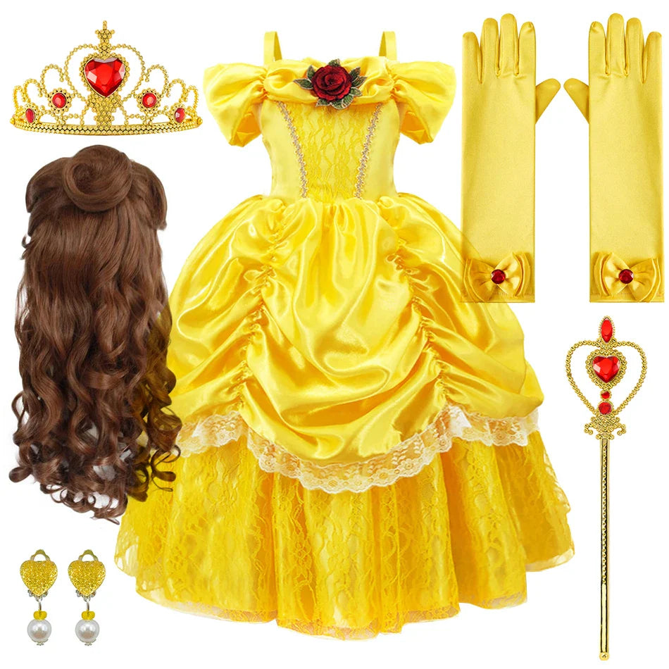 Luna Prinzessinnenkleid für Kinder – Bezauberndes und Elegantes Cosplay-Outfit