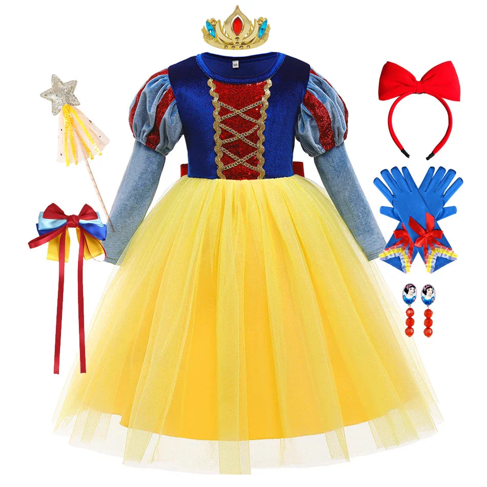 Sophia Zauberhaftes Prinzessinnenkleid für Kinder – Magisches Cosplay-Outfit für Partys