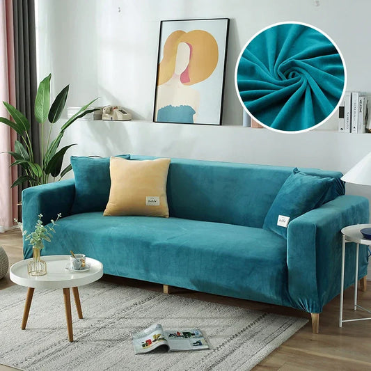 Velura Sofaüberzug – Luxuriöses Samt für Stil und Schutz
