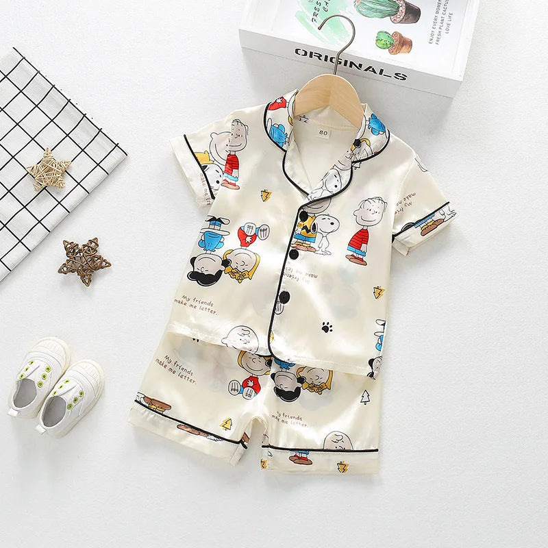Sommer Pyjama Set - Fröhlich und Bequem für Kinder