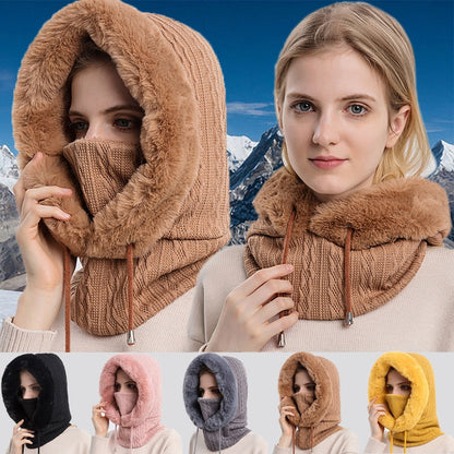Winterkapuze mit Gesichtsschutz – Warm und Schützend