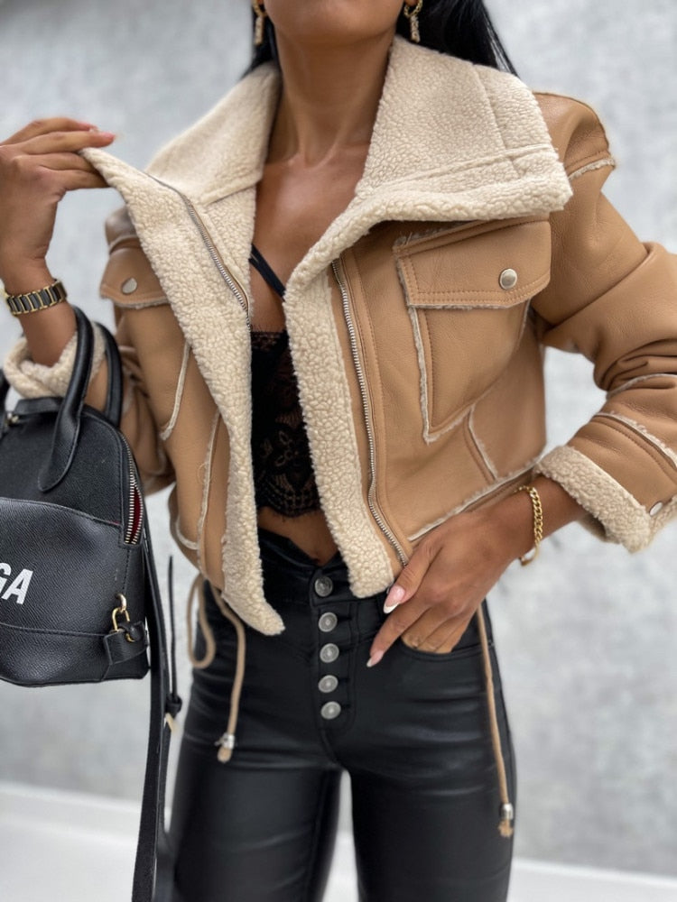 Sophie Stylische Bikerjacke – Bequem und Trendy