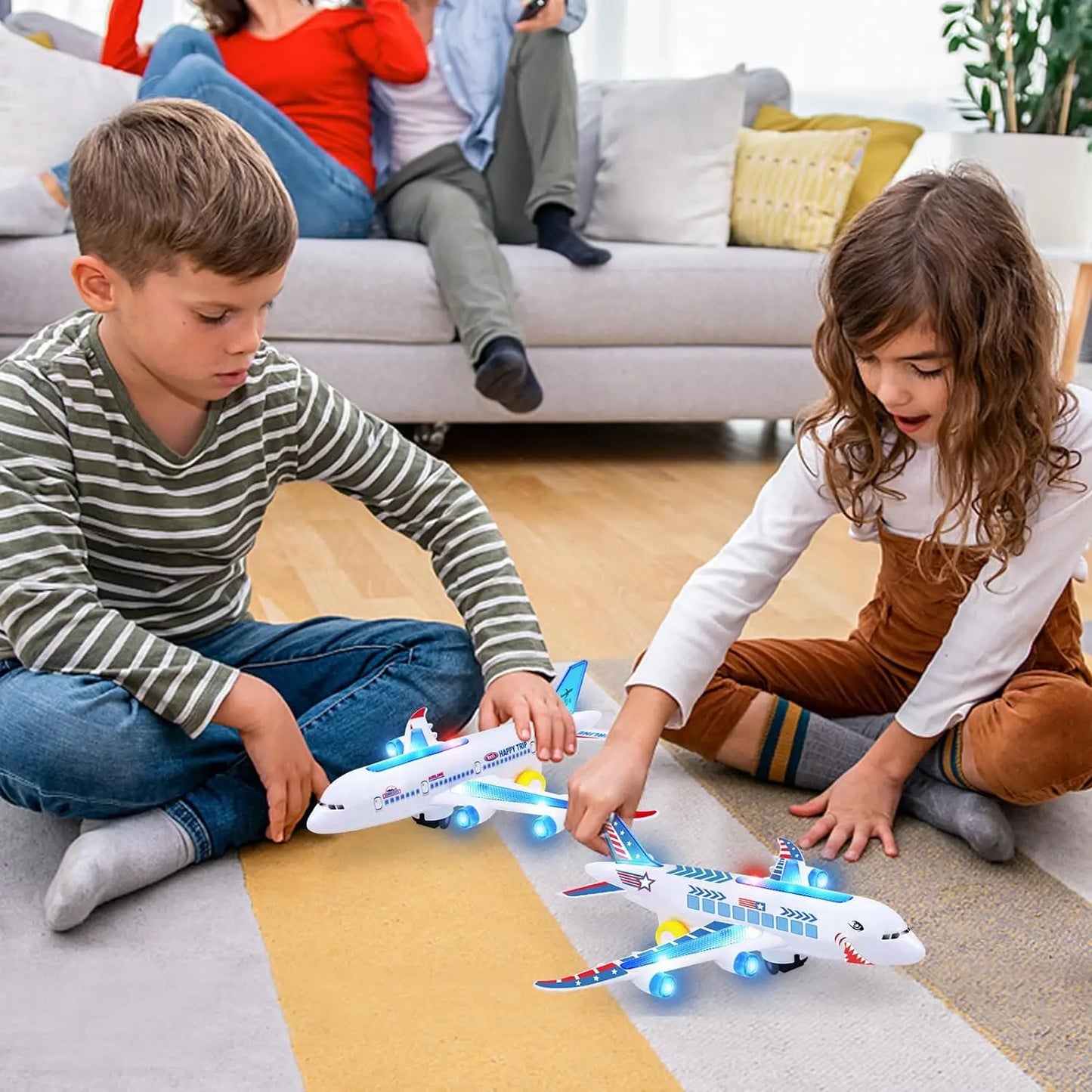 Interaktives Spielzeugflugzeug – Spielen & Lernen
