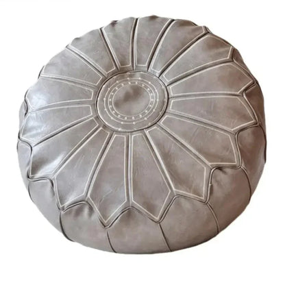 Luxe Leder Pouf – Komfort und Design