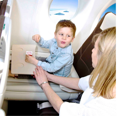 KidComfort Aufblasbares Flugzeugbett – Bequem und praktisch für Kinder