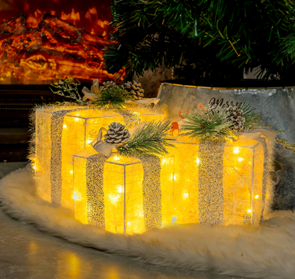 Leuchtende Weihnachtsgeschenke – Magische Dekoration