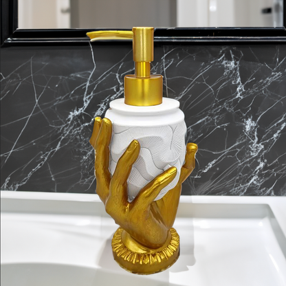 Goldene Handseifenspender – Stilvolle Eleganz für dein Interieur