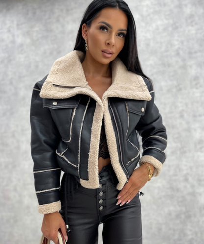 Sophie Stylische Bikerjacke – Bequem und Trendy