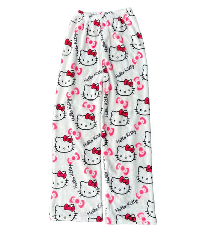 Hello Kitty Damen Schlafhose – Verspielt und Bequem für Traumhafte Abende
