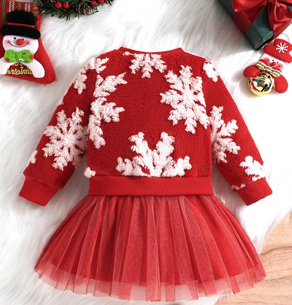 Ella's Festkleid - Warmes und Niedliches Winteroutfit