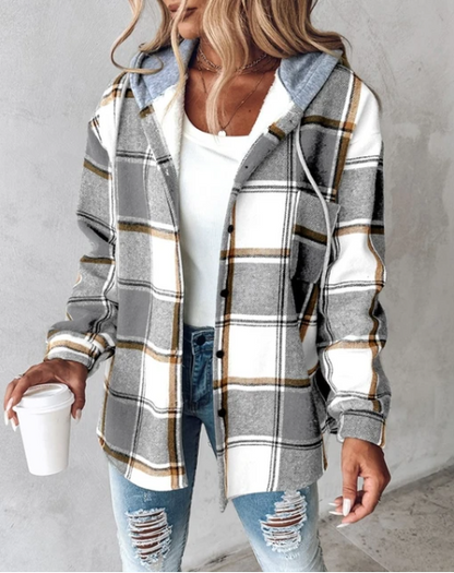 Bequeme Übergangsjacke mit Kapuze – Perfekt für entspannte Tage