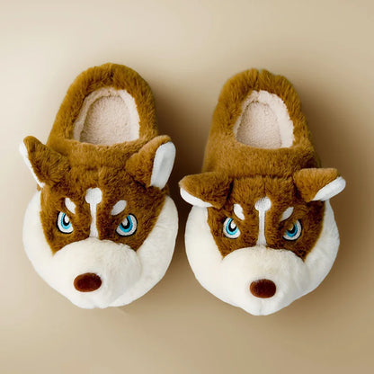 Husky Kuschelslipper – Für Wärme und Fröhlichkeit zu Hause
