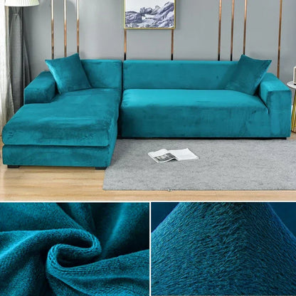 Velura Sofaüberzug – Luxuriöses Samt für Stil und Schutz