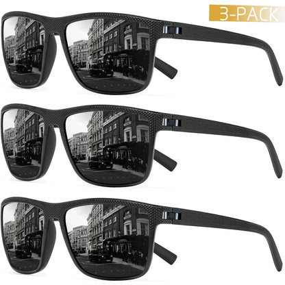 AquaShield Polarisierte Sonnenbrille 3-Pack – Geschützt und Stilvoll