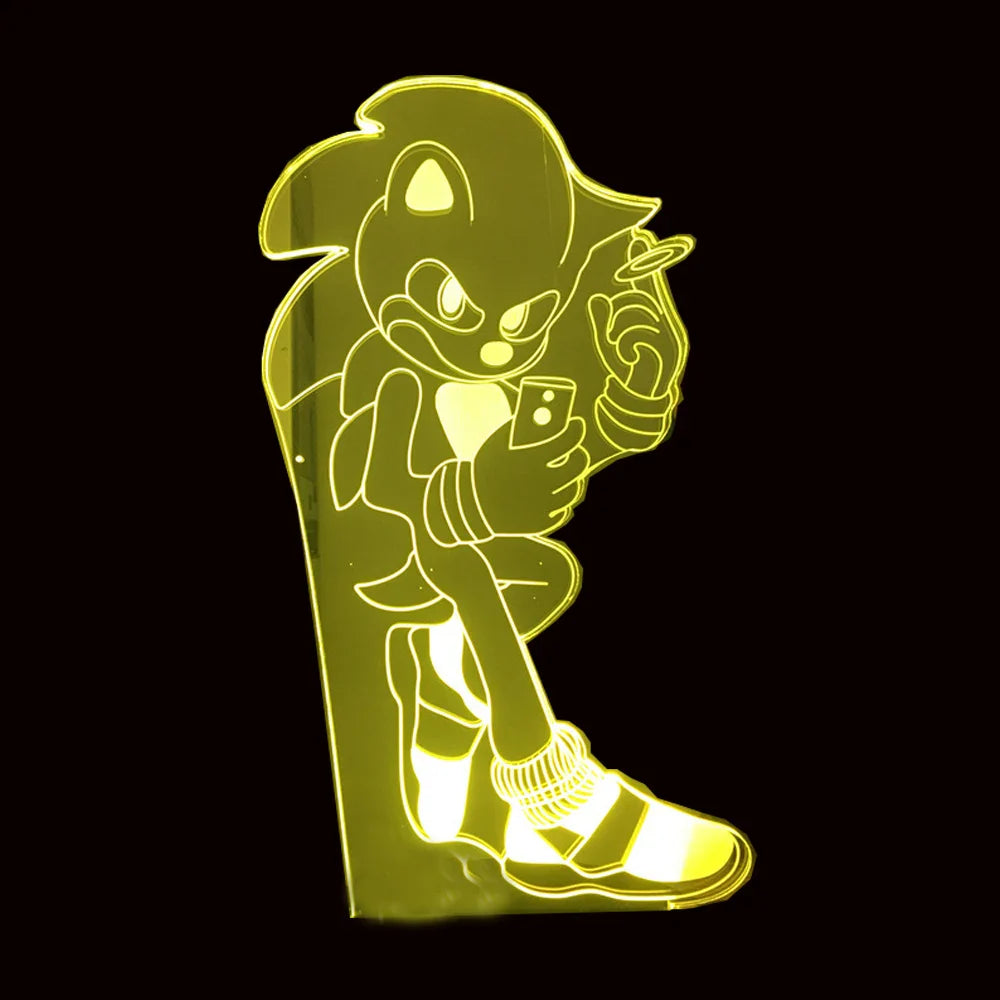 Sonic LED Lampe – Verspielte Beleuchtung für Gamer