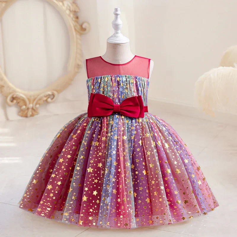 Lieveke Magisches Tutu-Kleid - Buntes Verzaubertes Kleid für Feiern