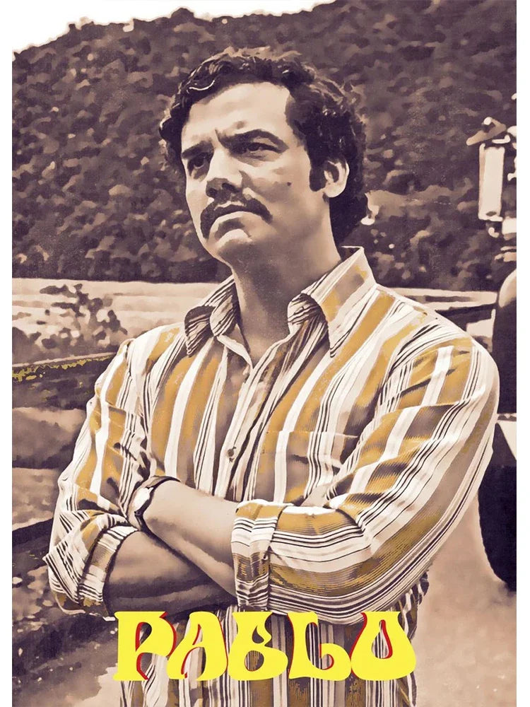 Pablo Escobar Gemälde – Ikonische Kunst für Zuhause