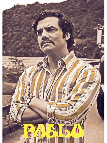 Pablo Escobar Gemälde – Ikonische Kunst für Zuhause