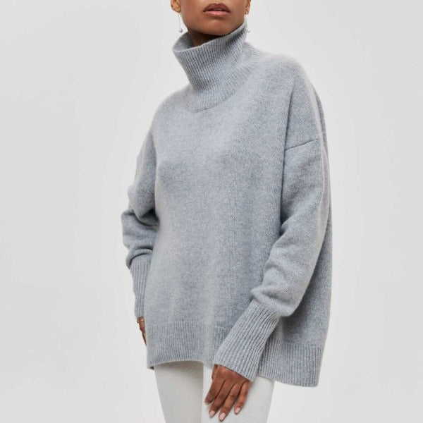 Nina Strick Rollkragenpullover – Bequem, Locker und Stylisch