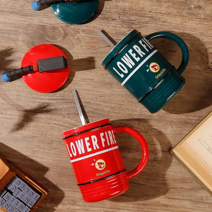 FlameStop Kaffeebecher – Einzigartig und Praktisch für Zuhause oder Büro