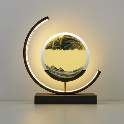 SandLight 3D Sandtischlampe – Entspannendes Design mit Bewegtem Sand