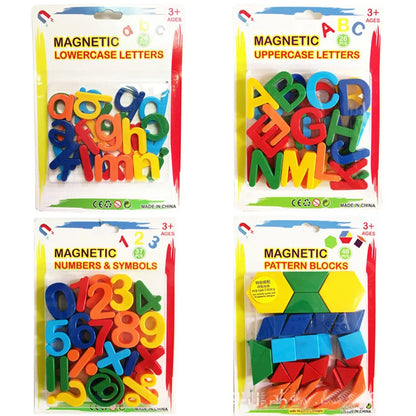 Pädagogisches Magnetspiel – Lernen und Spielen mit bunten Buchstaben und Zahlen