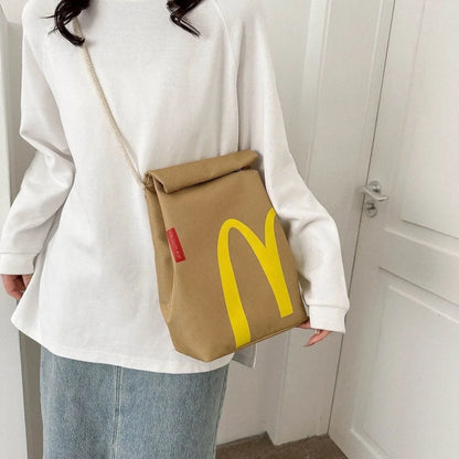 Trendy Fastfood Rucksack - Verspielte und Geräumige Tasche für Jeden